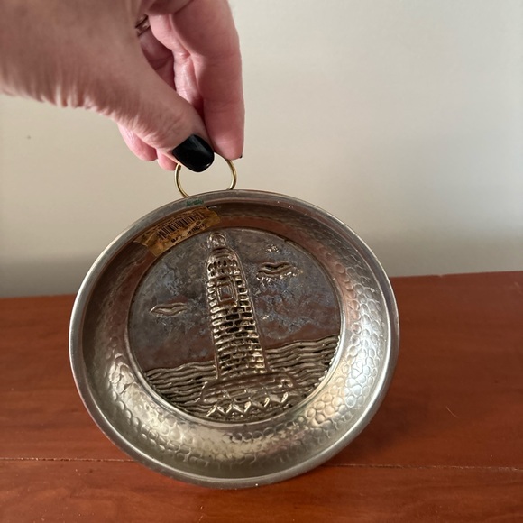 Vintage Solid Copper Lighthouse Mold | 6” Round | Nautical Coastal Wall Decor - Picture 6 of 6